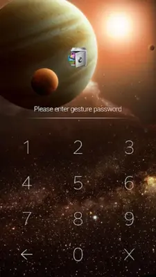 AppLock Theme Universe android App screenshot 0